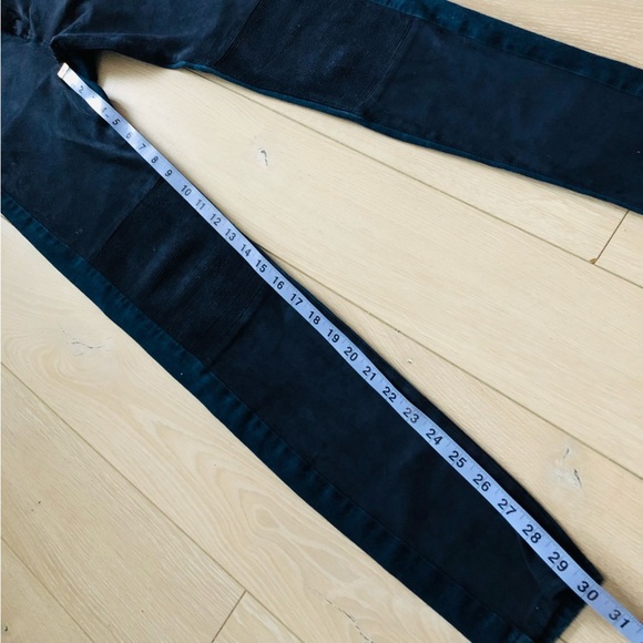 Zara Trafaluc Velour Front Skinny Jeans in Dark Indigo Size 4 - Picture 10 of 11